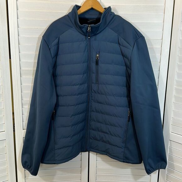 32 Degree HEAT Jacket Size XXL Quilted Slate Blue NWOT - Picture 4 of 14